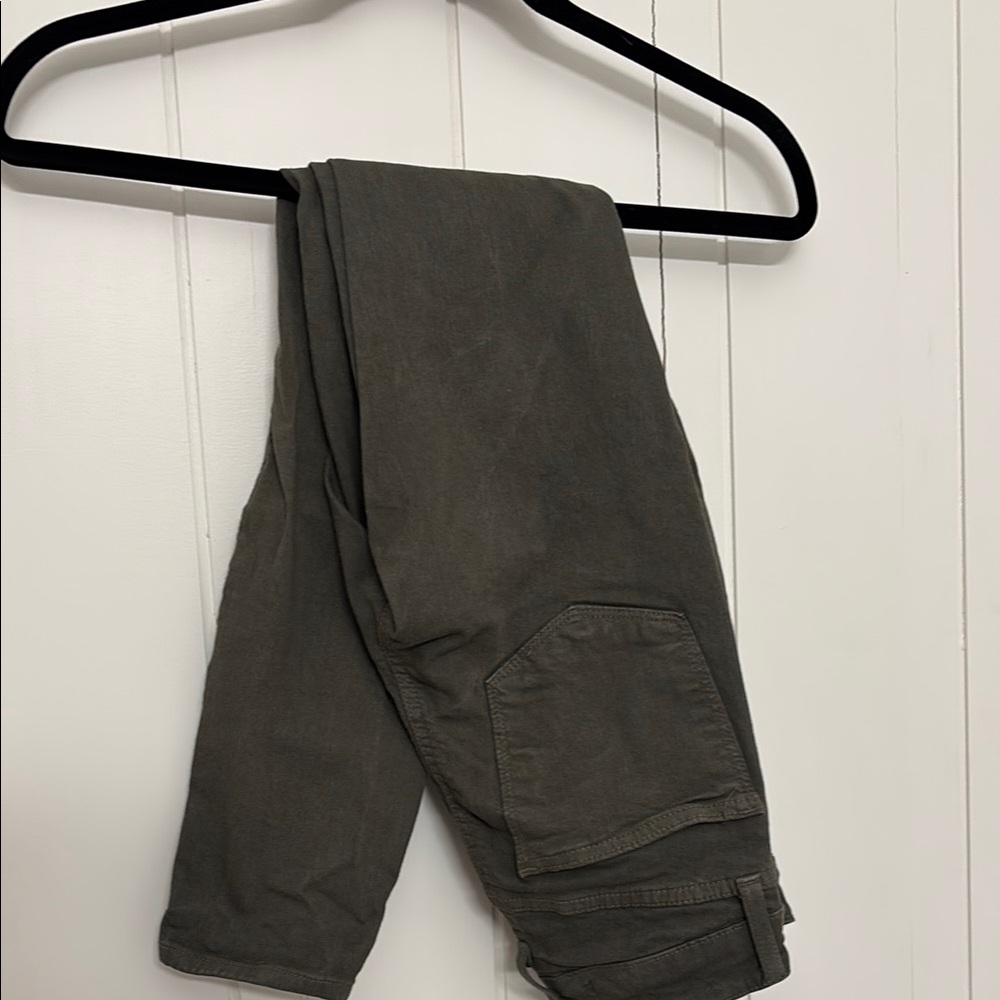 Just Black Green Cargo Pants Versatile Cotton Blend